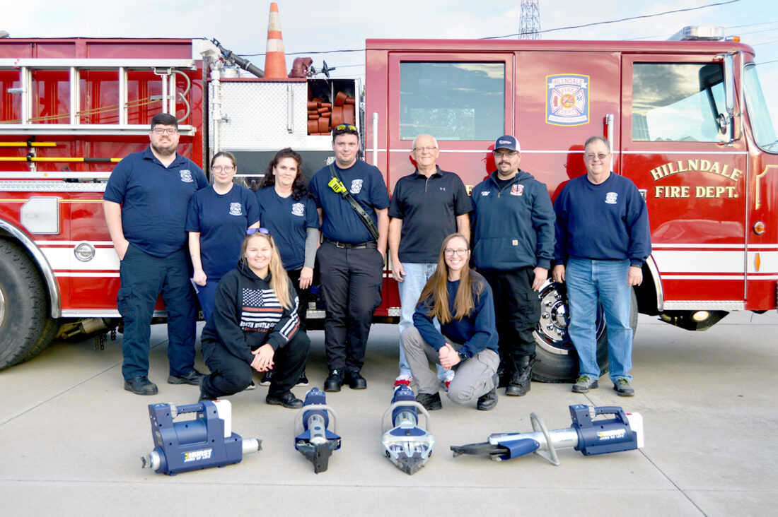 Hillndale Volunteer Fire Department receives grant for new rescue tools ...